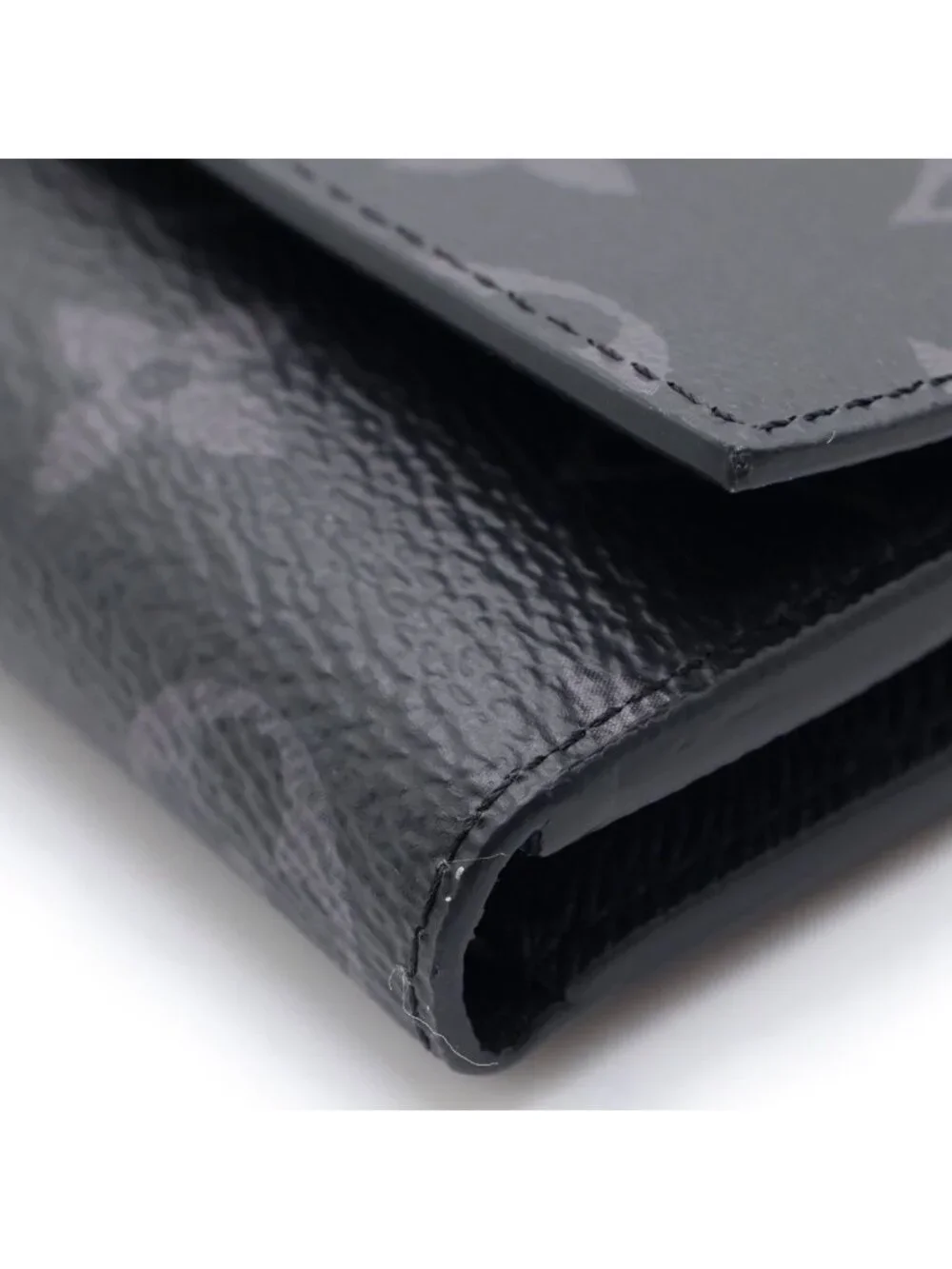 Louis Vuitton Monogram Eclipse Victor Wallet Leather Black